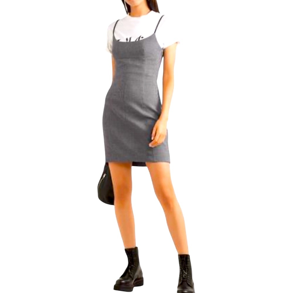 🚨𝐂𝐋𝐎𝐒𝐈𝐍𝐆 𝐒𝐀𝐋𝐄🚨🩶𝐍𝐖𝐓 𝐀𝐋𝐄𝐗𝐀𝐍𝐃𝐄𝐑 𝐖𝐀𝐍𝐆 Houndstooth Spaghetti Str mini dress - Picture 7 of 7